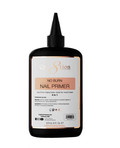 Cre8tion 4 in 1  No Burn Nail Primer 8 OZ