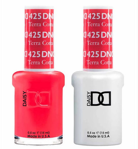 DND Gel matching Lacquer Duo #425 TERRA COTTA