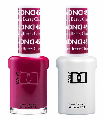 DND Gel matching Lacquer Duo #456 CHERRY BERRY