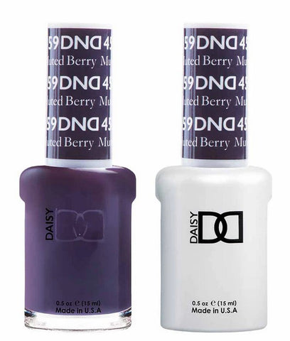 DND Gel matching Lacquer Duo #459 MUTED BERRY