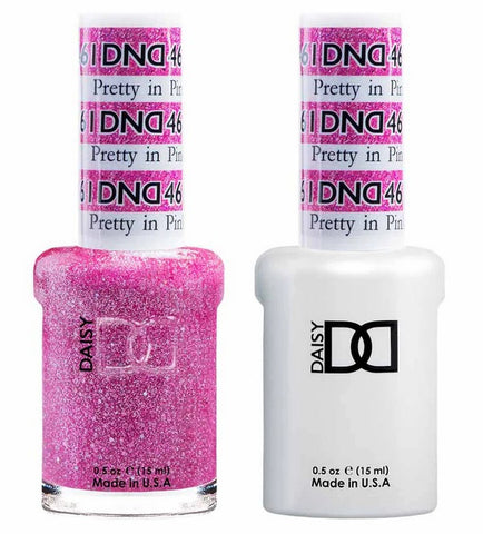 DND Gel matching Lacquer Duo #461 PRETTY IN PINK