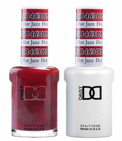 DND Gel matching Lacquer Duo #463 HOT JAZZ