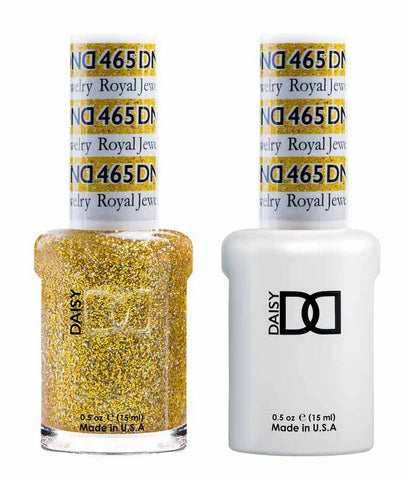 DND Gel matching Lacquer Duo #465 ROYAL JEWELRY