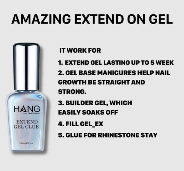 Soft Gel Tips Extend Gel Glue 15ml /0.5Oz Bottle