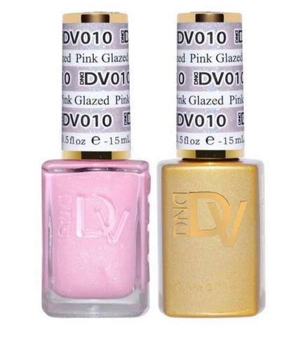 DIVA Gel matching Lacquer Duo 010 Pink Glazed